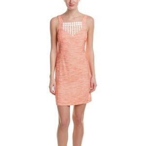 Clementine and White, beaded dress